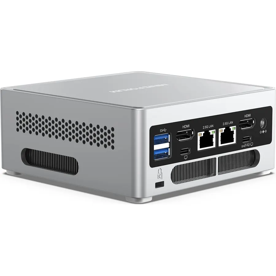 MINISFORUM Mini PC NAB6 Lite Intel Core i5-12600H,12 Cores 16 Threads,up to 4.5GHz 32GB RAM DDR4 512GB PCIe4.0 SSD Dual 2.5 G RJ45 LAN Mini Desktop Computer,2 x HDMI,7 x USB Port,WiFi 6,BT5.2