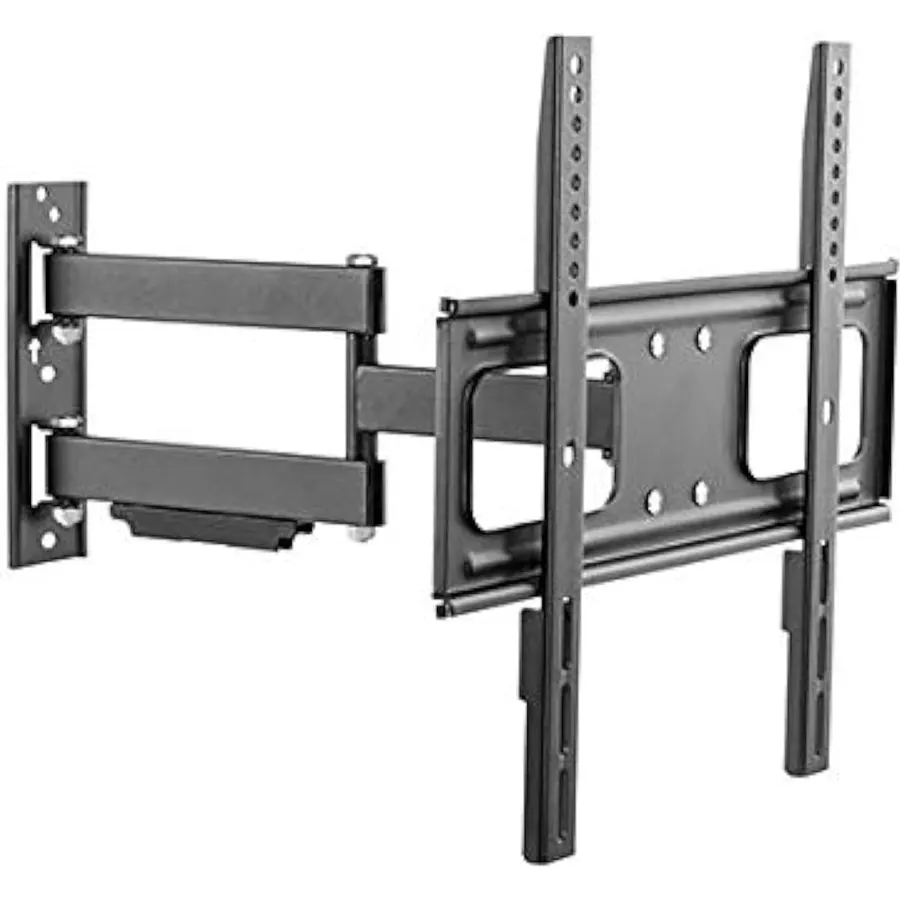 Mount Plus MP-LPA36-443W Outdoor Full Motion Swivel Weatherproof Tilt TV Wall Mount for Most 32”~70” TVs Perfect Solution for Outdoor TV (Max VESA 400x400)