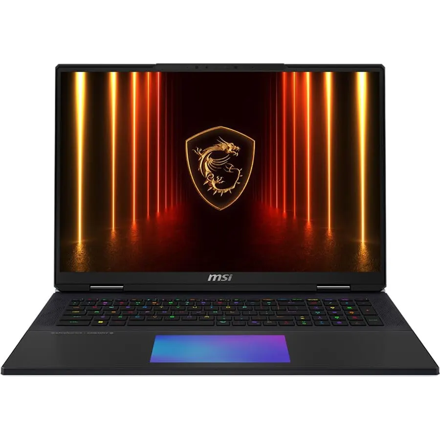 MSI Titan 18 HX AI A2XWJG 18" UHD+ Mini LED 120Hz, Gaming Laptop Computer - Core Black, Intel Core Ultra 9 285HX 2.1GHz; NVIDIA GeForce RXT 5090 GPU 24GB GDDR7; 64GB DDR5 RAM; 2 x 2TB NVMe SSD