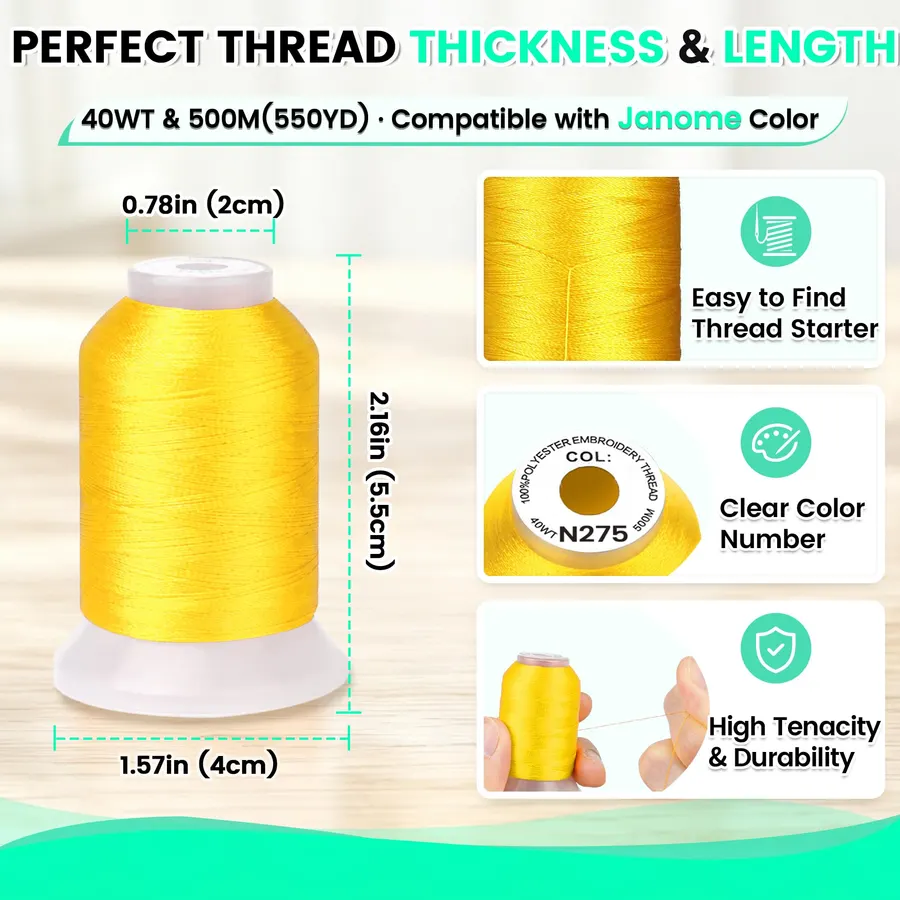 New brothread 80 Colors Embroidery Machine Thread with Storage Box