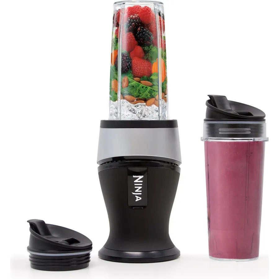 Ninja Fit Compact Personal Blender, 700W, (2) 16oz Cups, QB3001SS