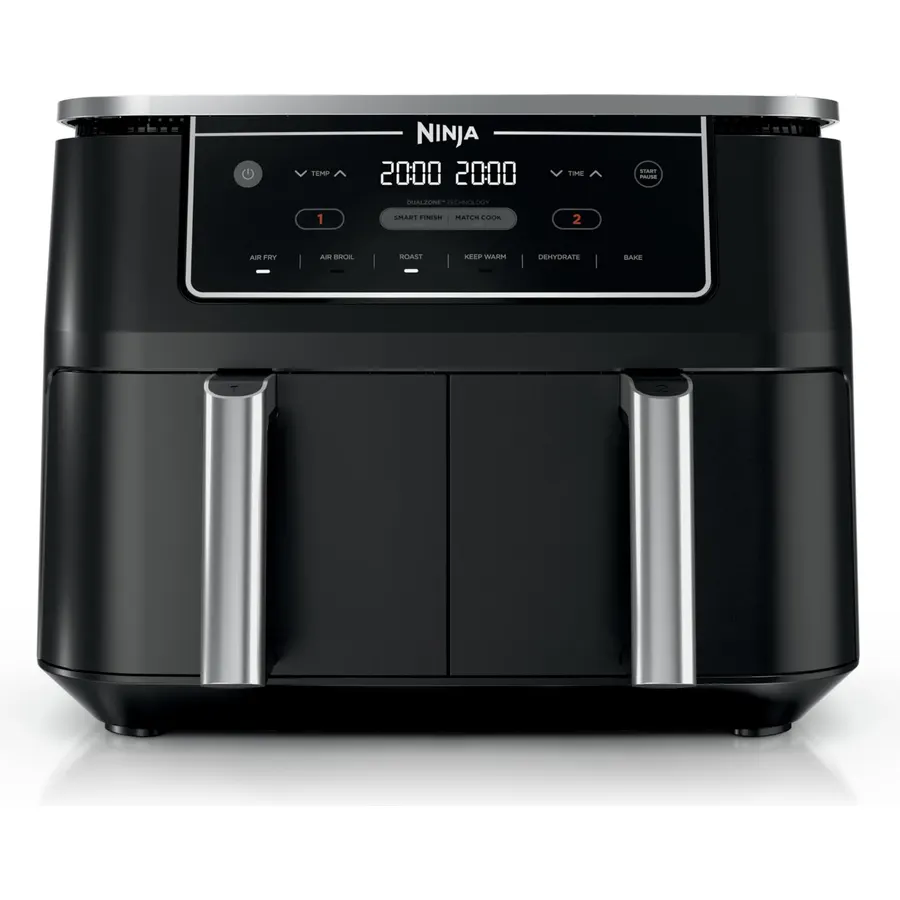 Ninja DualZone Air Fryer, 10 Qt Smart, 6-in-1, Grey, DZ950
