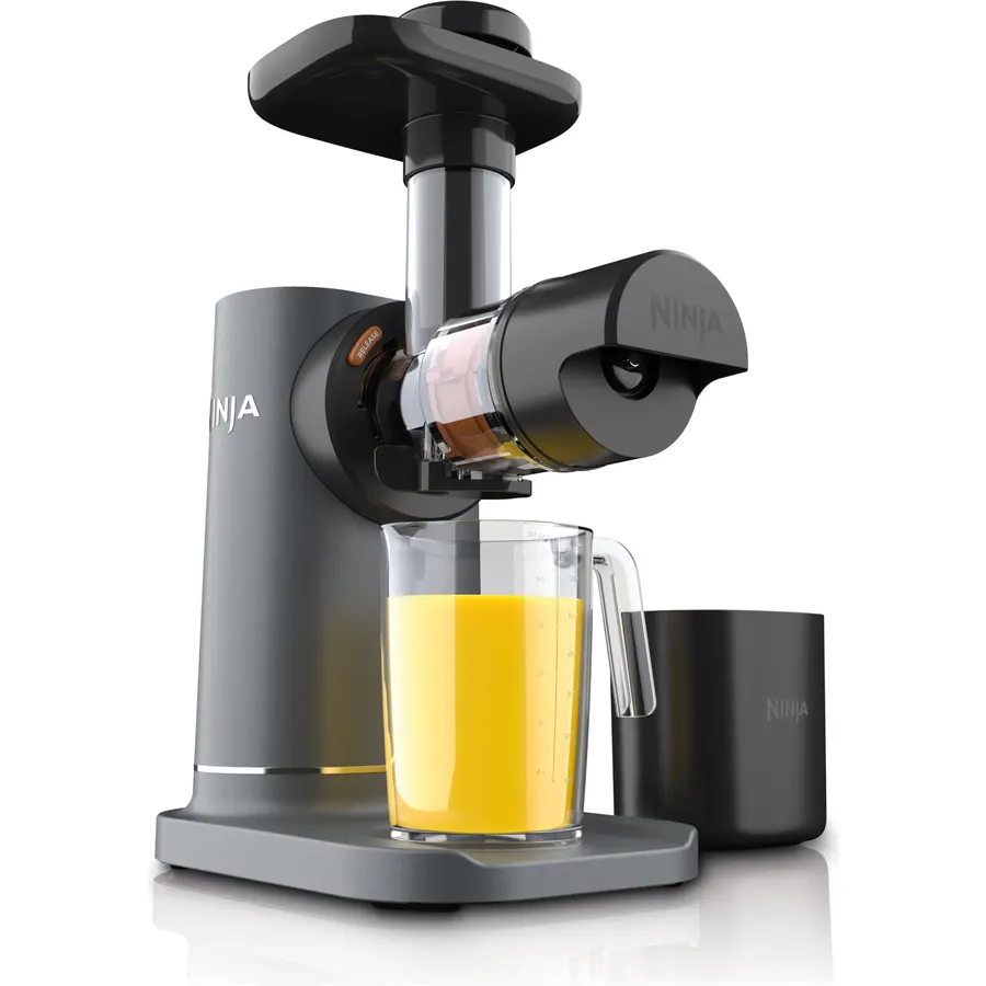 Ninja NeverClog Cold Press Juicer, 24oz Jug, 36oz Pulp, Charcoal, JC151