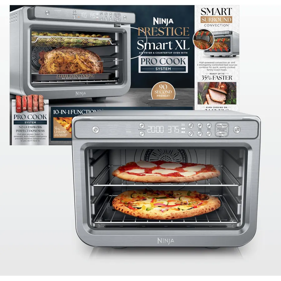 Ninja Prestige Smart XL Pro Cook System, 10-in-1, Stainless Steel, DT551