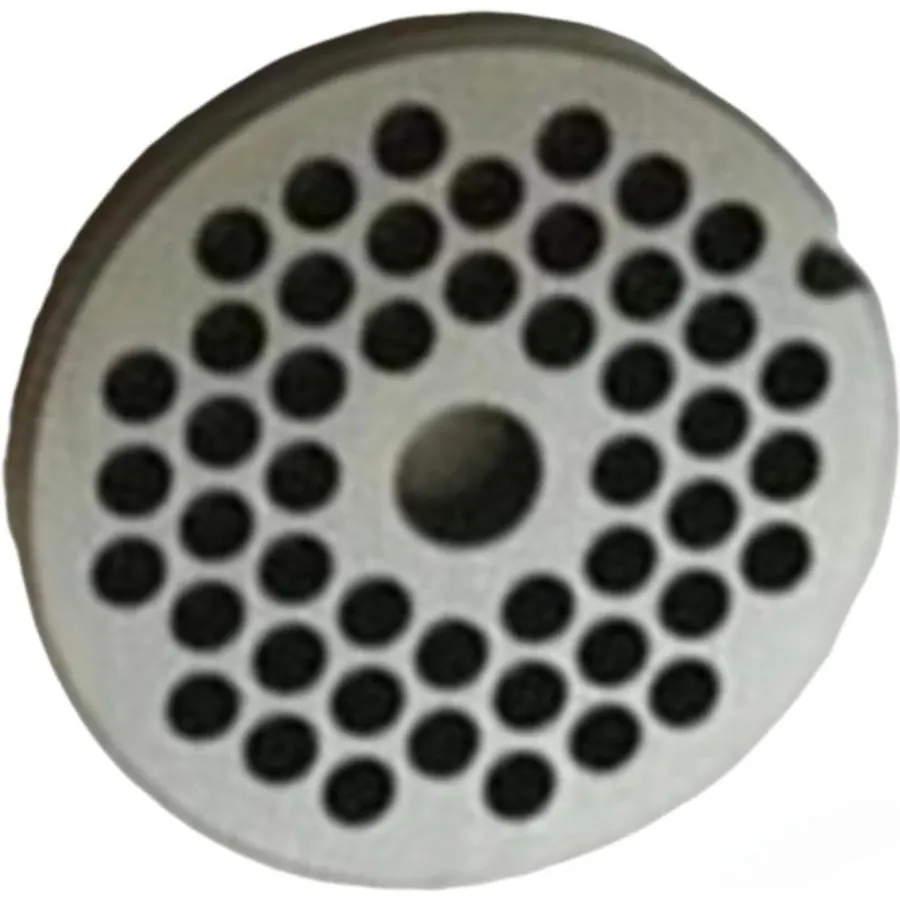 No 5 Orifice Plate for Bauknecht Meat Grinder - Stainless Steel Perforated Disc with Holes for Meat Fish Veg - 5.35x5.35cm Replacement Part(4.5mm)