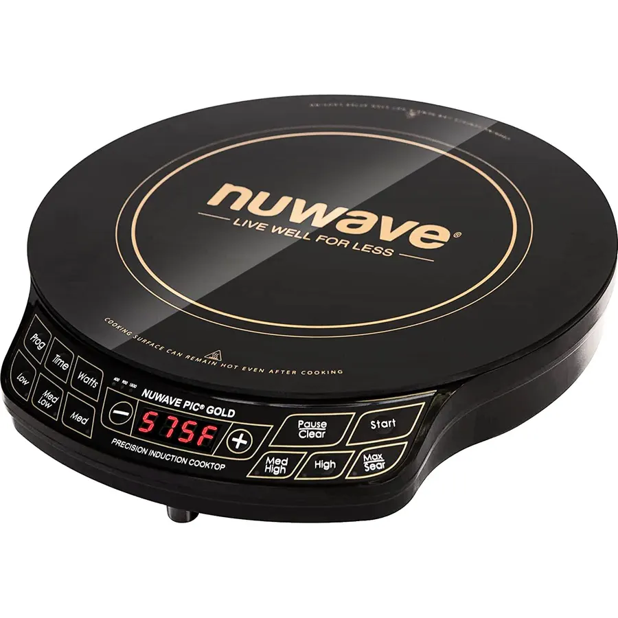 Nuwave Gold Precision Induction Cooktop, Powerful w/Large 8” Heating Coil