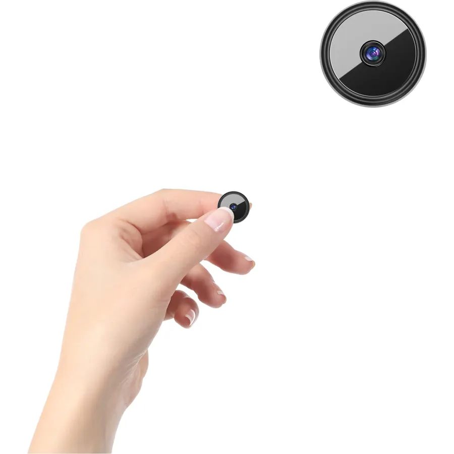 Only 0.9 inch Hidden Camera with Audio/Video Mini Small Spy Home Nanny
