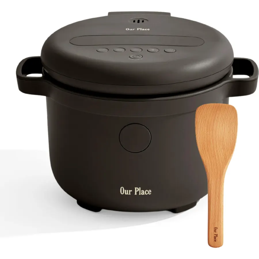 Our Place Rice Cooker, Compact 6-Cup Ceramic Nonstick Rice & Grain Cooker
