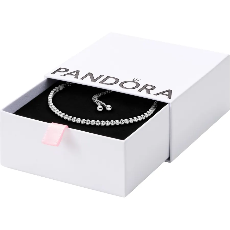 PANDORA Sparkling Slider Tennis Bracelet