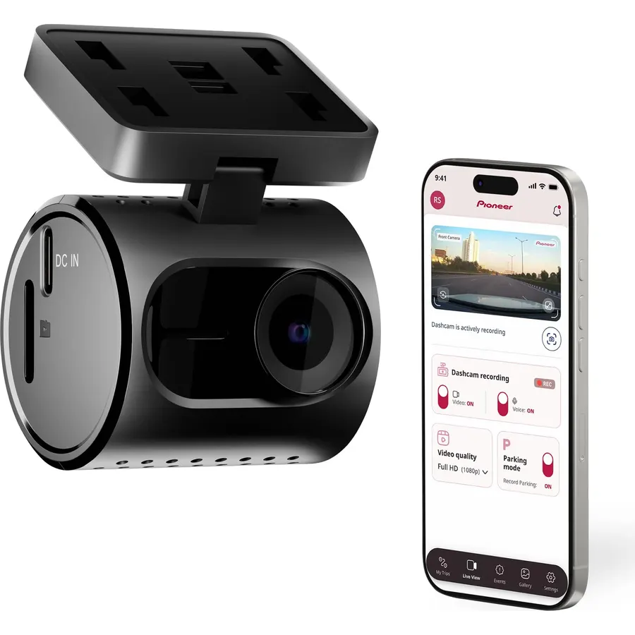Pioneer VREC-H120SC Compact Front Dash Camera with Impact Detection