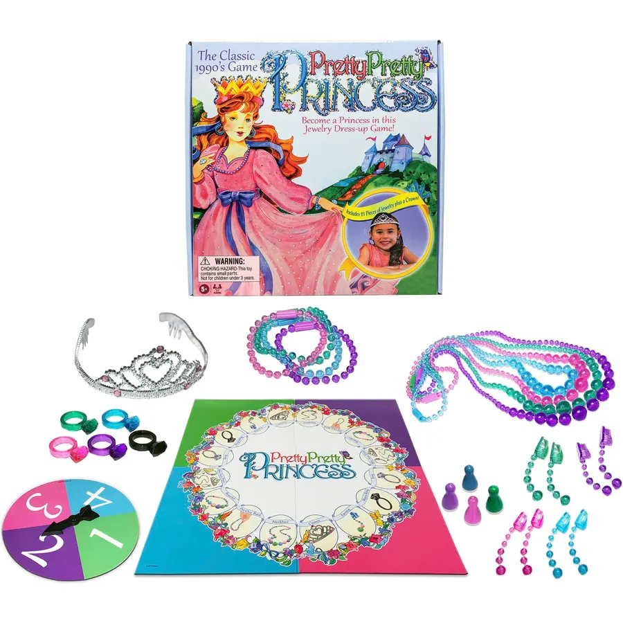 Pretty, Pretty, Princess Game with 90's Artwork, by Winning Moves Games USA