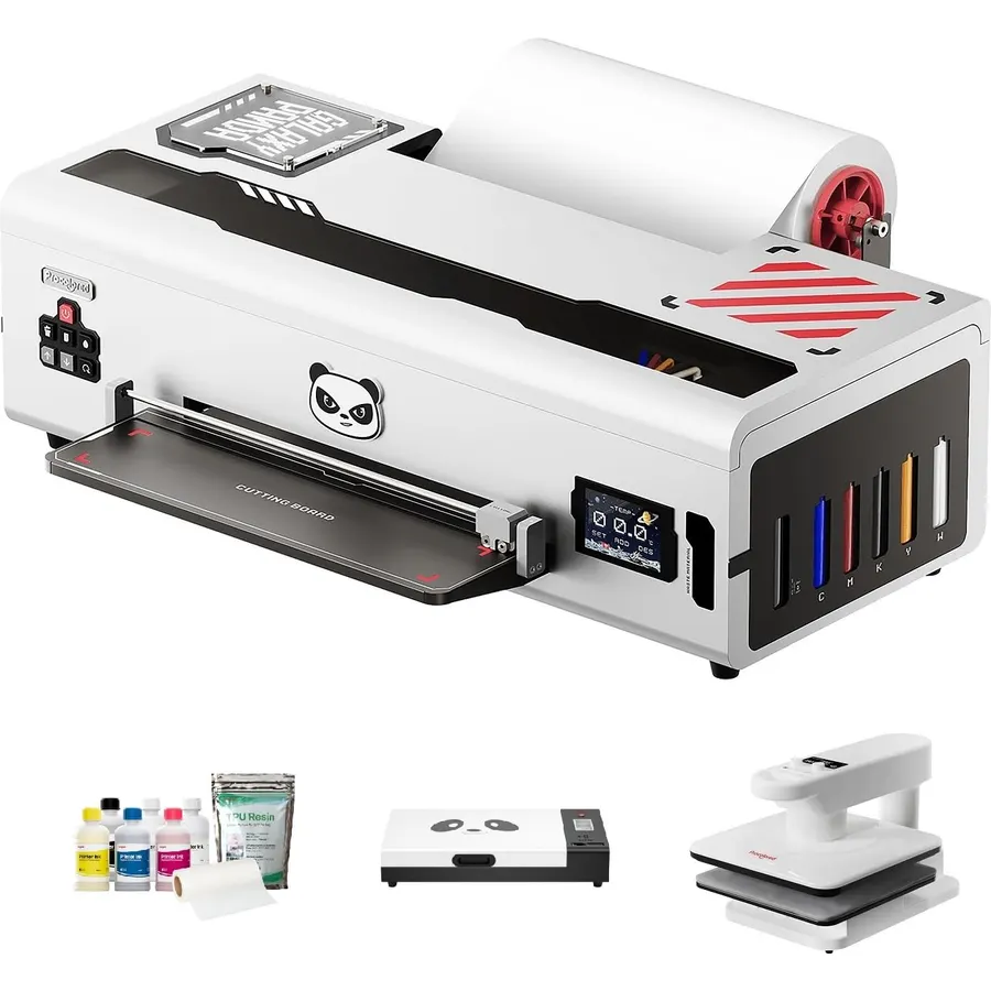 Procolored K13-Lite (HL-500) DTF Printer 13" A3 Apparel Transfer Printing Machine T-Shirt Direct to Film-Printer, Oven and Heat Press - White