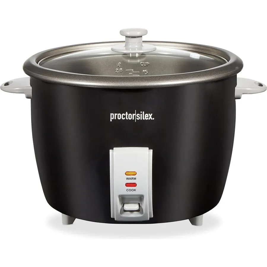 Proctor Silex Rice Cooker & Food Steamer, 30 Cups Cooked (15 Cups Uncooked)