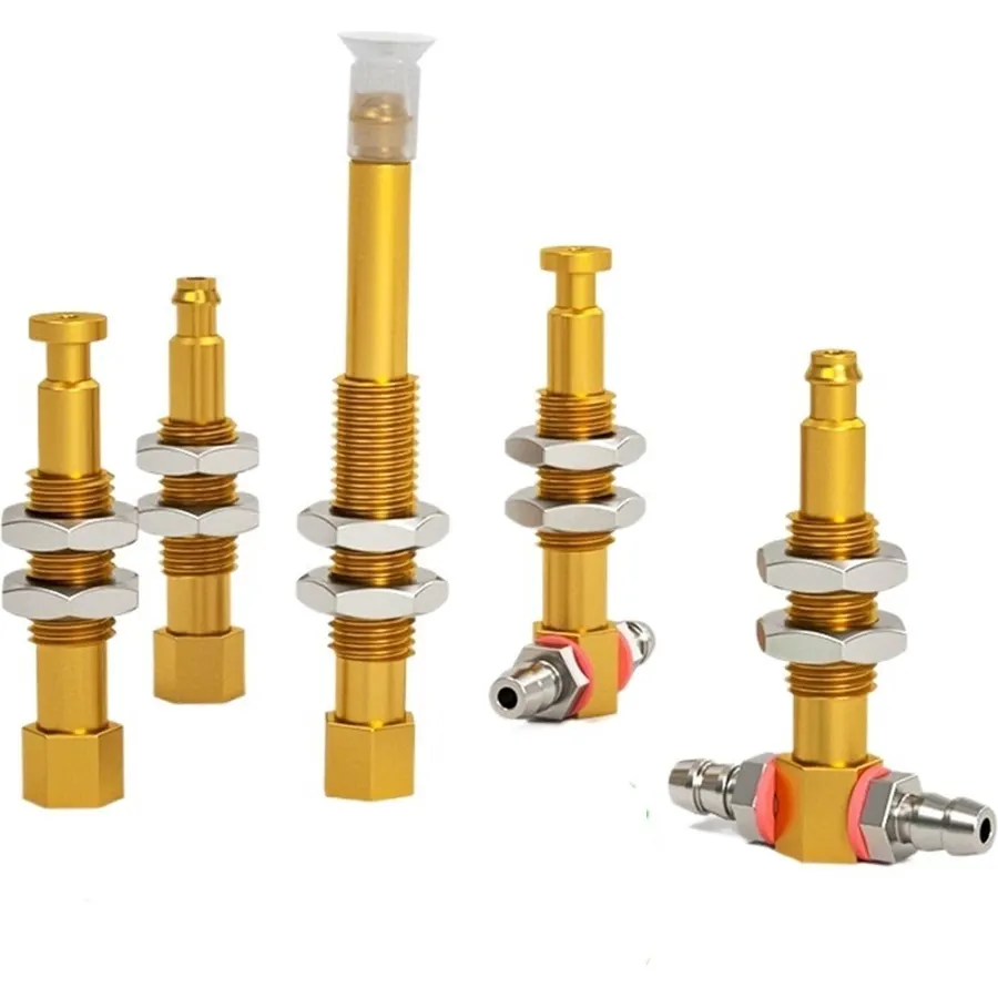Pure Copper Pneumatic Mini Fitting Manipulator Accessories Bracket Connecting Rod Vacuum Suction Cup Base(Fitting-A)