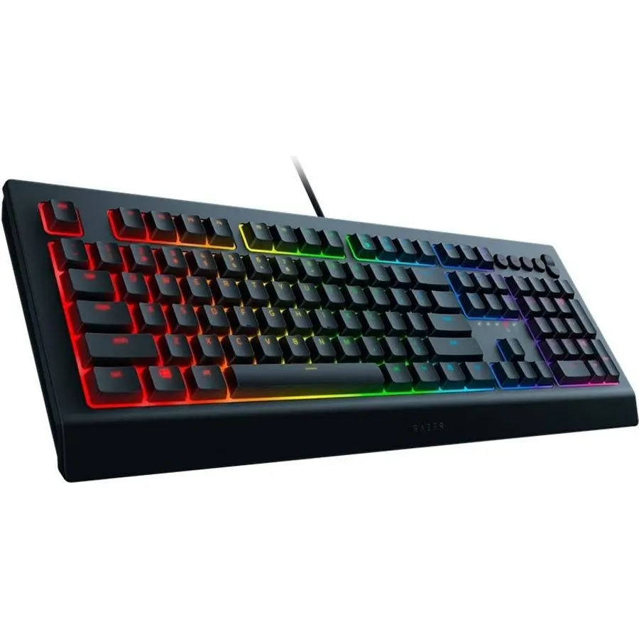 Razer Cynosa V2 Gaming Keyboard: Customizable Chroma RGB Lighting - Individually Backlit Keys - Spill-Resistant Design - Programmable Macro Functionality - Dedicated Media Keys