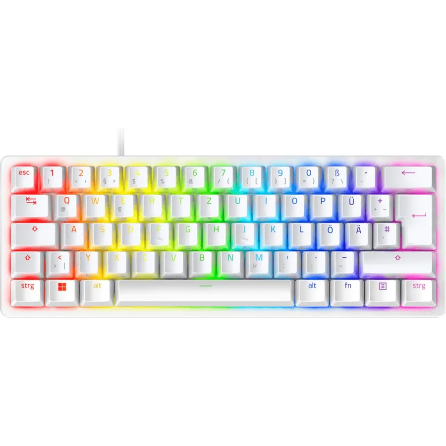 Razer Huntsman Mini Keyboard USB QWERTY English White, W128900917 (QWERTY English White)