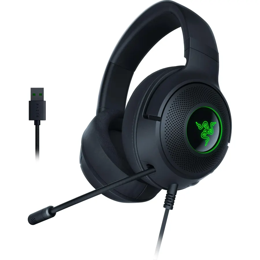 Razer Kraken V3 X Wired USB Gaming Headset, Lightweight