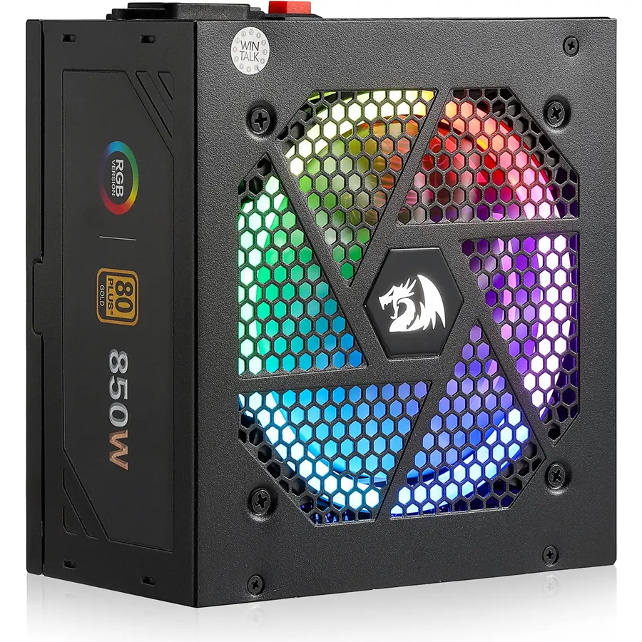 Redragon RGPS-850W 850 Watt 80+ Gold Fully Modular PSU, ATX 3.1 & PCIe 5.1