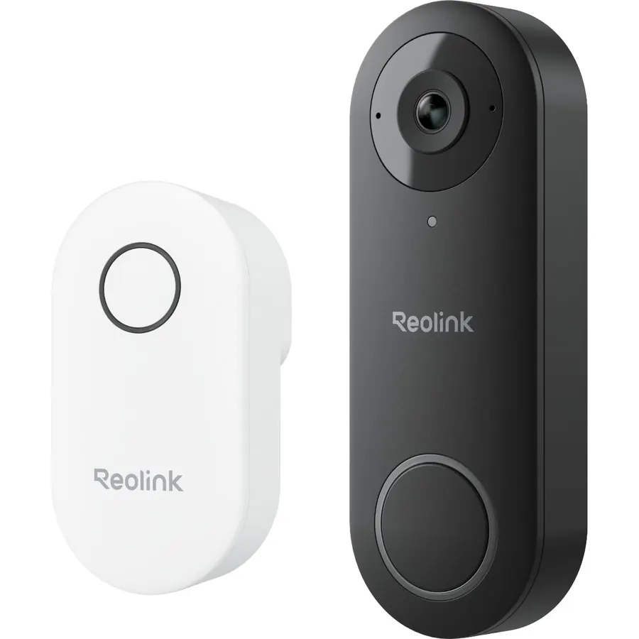 REOLINK Video Doorbell WiFi 2K Wired Camera, 4:3 Wide View Outdoor Camera