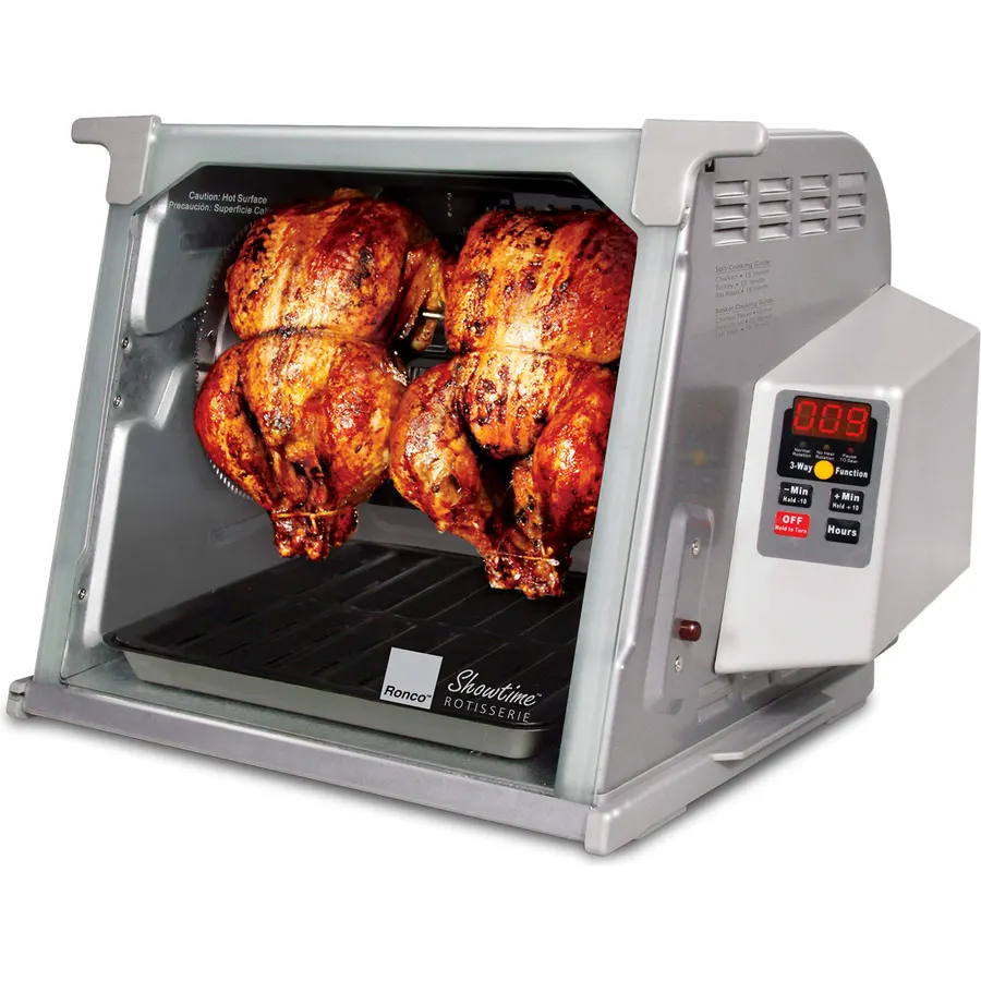 Ronco 5000 Platinum Digital Countertop Rotisserie Oven, 12-lb Capacity