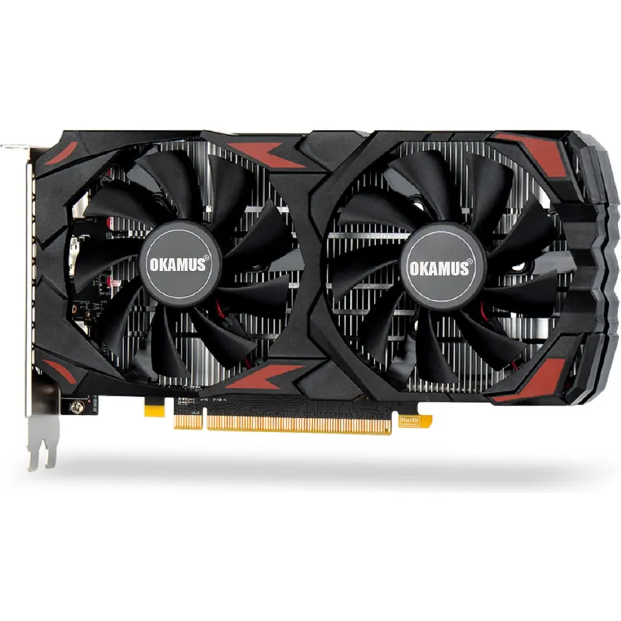 RX 590 8GB 2304SP Gaming Graphics Card GDDR5, 256bit PCIe 3.0 x16,8-Pin Input DirectX 12 GPU for Gaming PC, DPx2+HDMI Output, 1080P Display, Dual Fan Cooling with Low Noise and Quiet Work