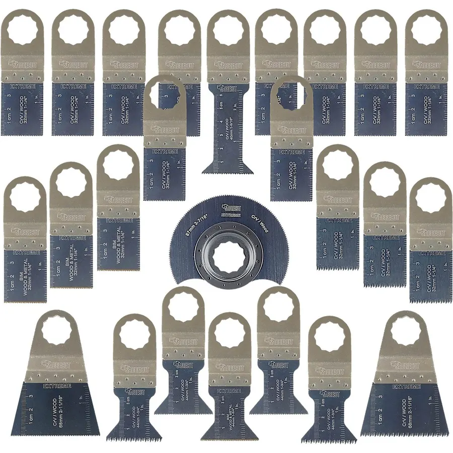 SabreCut 25pcs PRK25A Mixed Oscillating Multitool Blade Kit