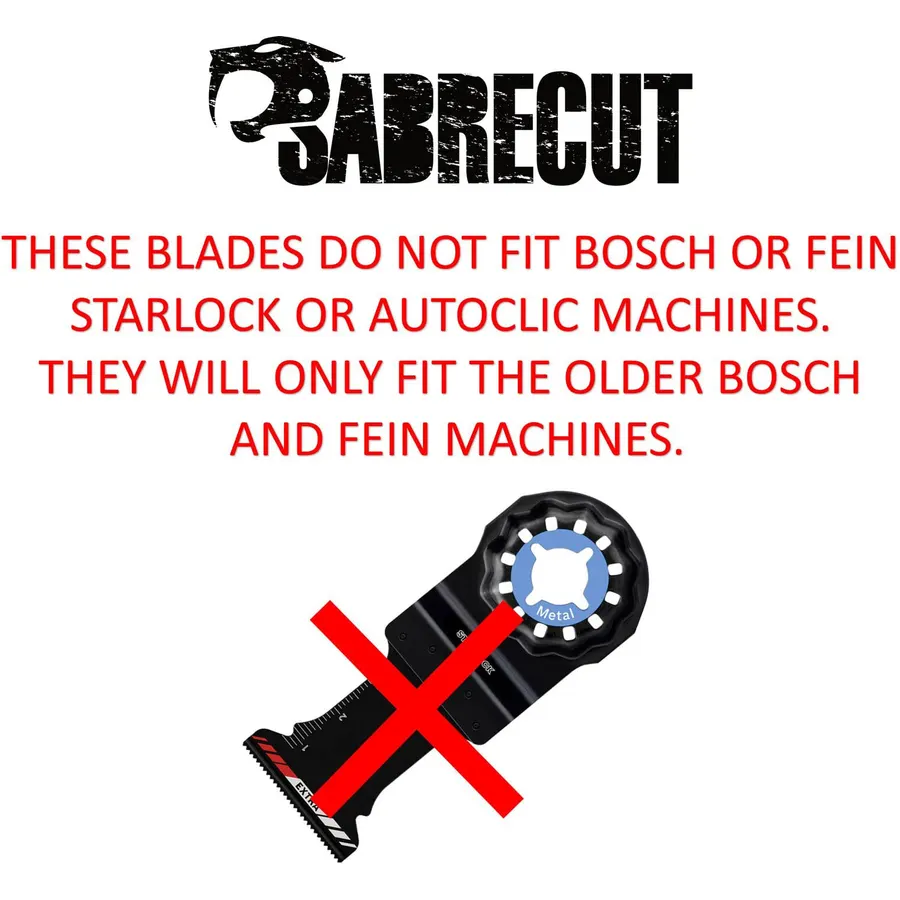 SabreCut 25pcs SPK25A Mixed Fast Fit Multitool Blade Kit