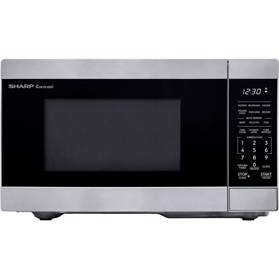 Sharp SMC0761KS 0.7 cu. ft. 700W Stainless Steel Countertop Microwave Oven