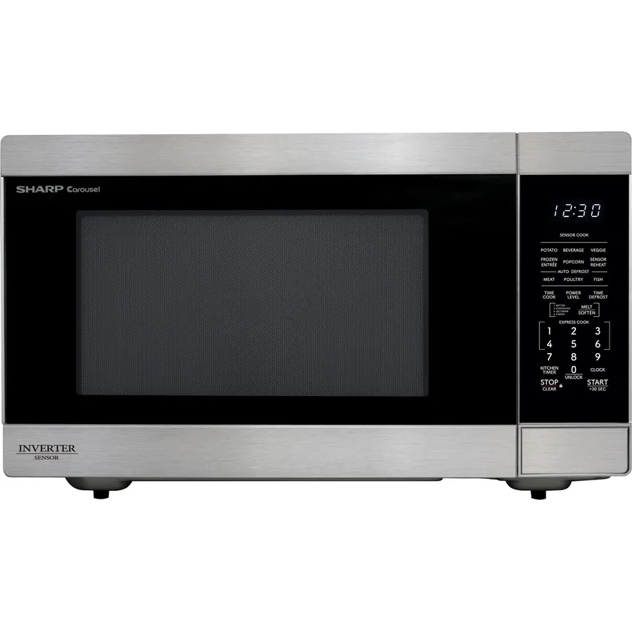 Sharp SMC2266KS 2.2 cu. ft. 1200W Stainless Steel Countertop Microwave Oven
