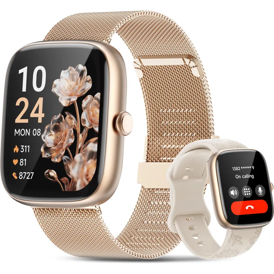 Smart Watches for Women Android/iPhone, Fitness Trackers with Answer/Call
