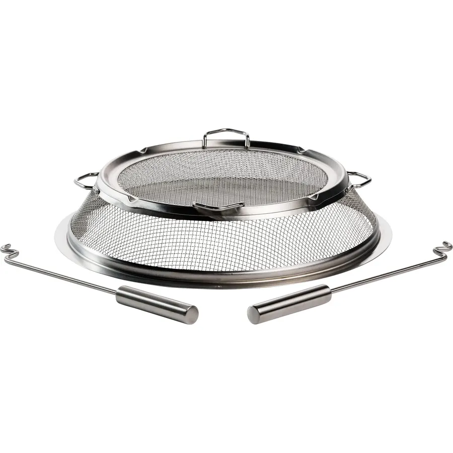 Solo Stove Yukon Shield | Stainless Steel Fire Pit Spark Screen with Tools