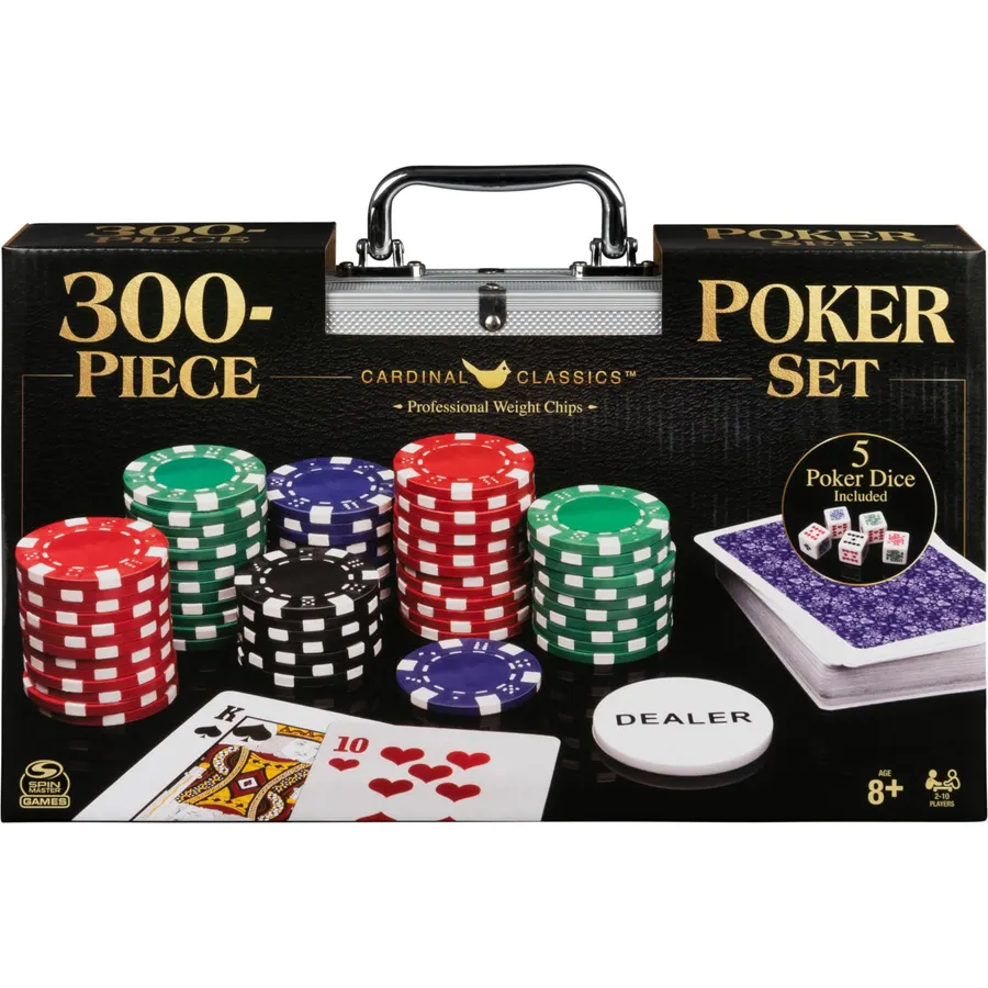 Spin Master Games 300-Piece Casino Poker Set in Metal Case Classic Game