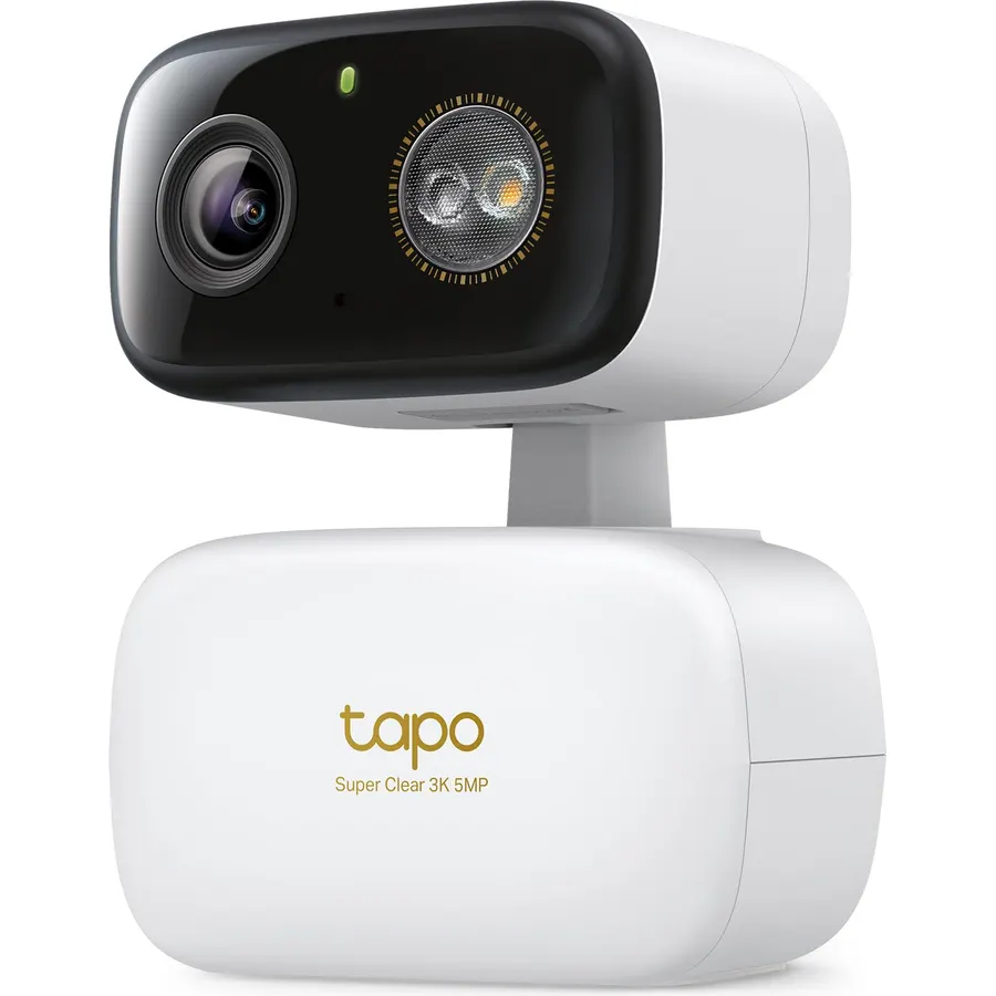Tapo 3K 5MP Pan/Tilt Indoor/Outdoor Security Camera, Free Person/Vehicle/Baby Cry Detect & 360° Motion Track, Color Night, SD/Cloud, Wrks w/Alexa & Google Home, 2.4 GHz WiFi, HybridCam 360