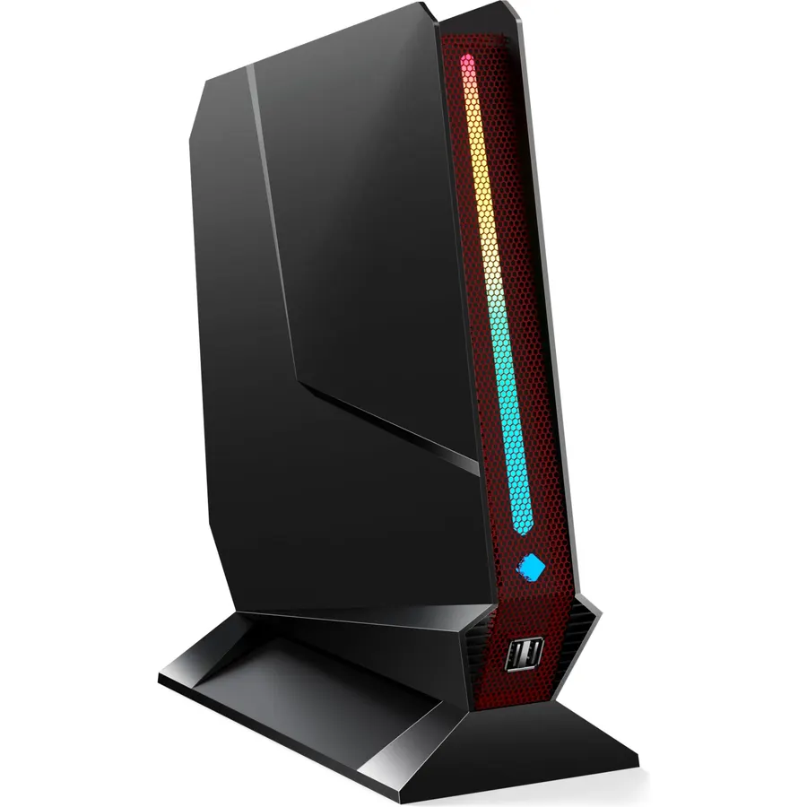 TOPGRO T1-Pro Mini Gaming PC Core i9-13900HK/RTX4060 8G GDDR6, Gaming Computer 32GB RAM DDR5, 1TB PCIe4.0 SSD, Adjustable RGB Light, WiFi6E/BT5.3/2.5G LAN 4K@60Hz Win11 Pro High-Performance Desktop PC