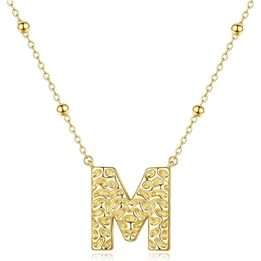 Turandoss Initial Necklaces for Women Teen Girls Dainty Letter A-Z Necklace