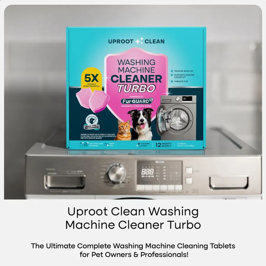Uproot Clean Washing Machine Cleaner Tablets Turbo 5xStronger, 12 mo supply