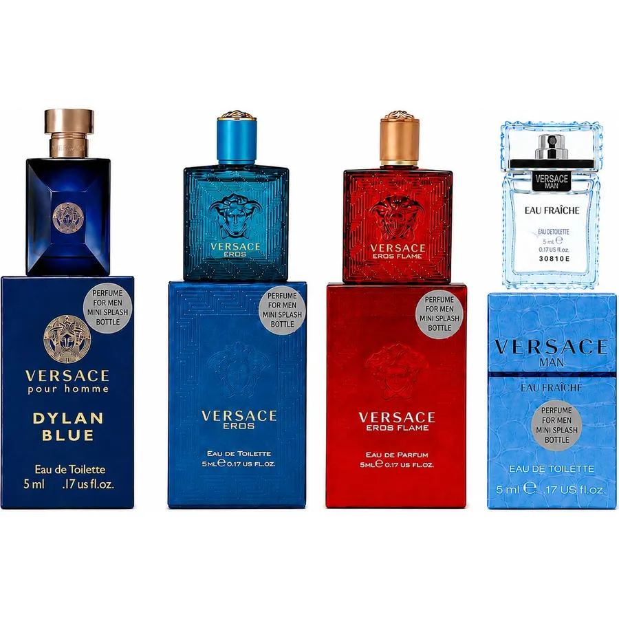 Versace 4 Piece Mini Gift Set for Men