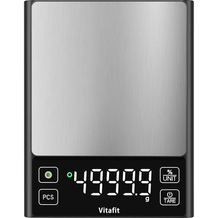 Vitafit 11lb Digital Food Scale High Accuracy 0.1g, Kitchen Scale Big LED