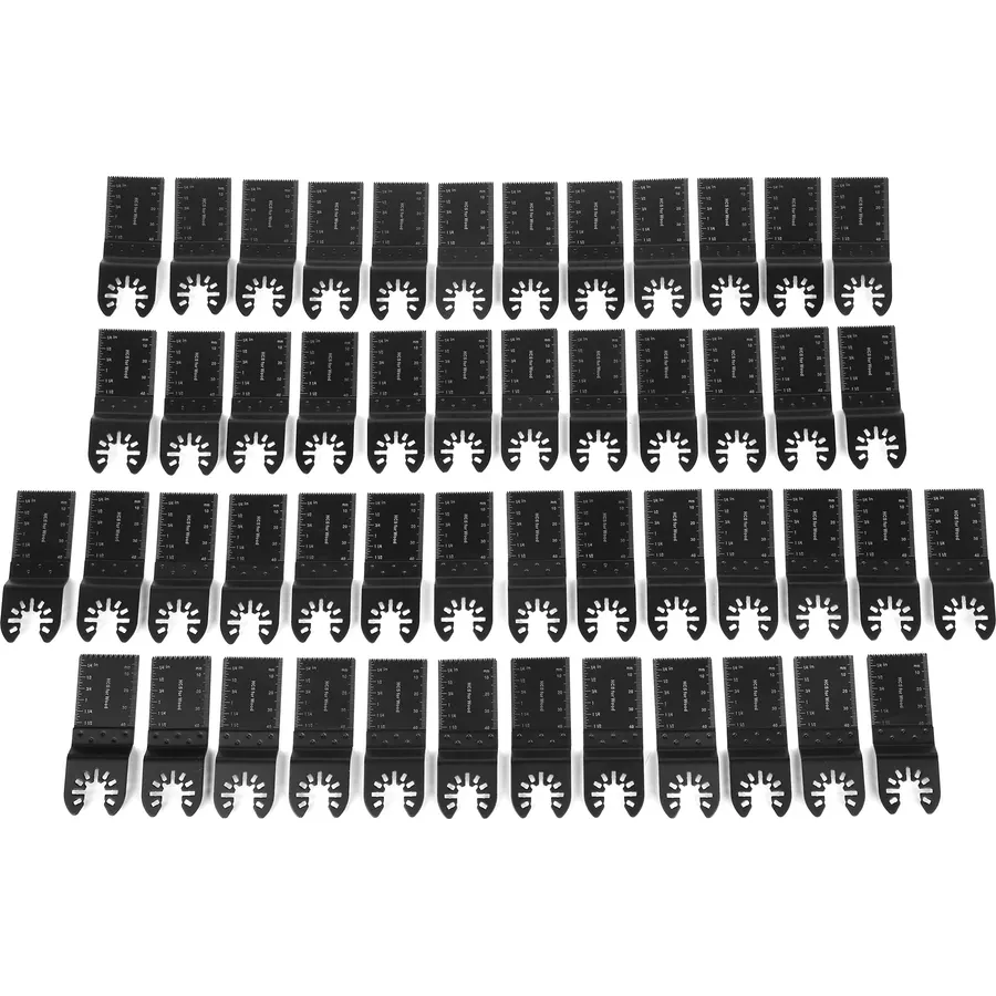 WEN MTB050 50-Piece Oscillating Multi-Tool High Carbon Steel 34mm Wood Blade Set