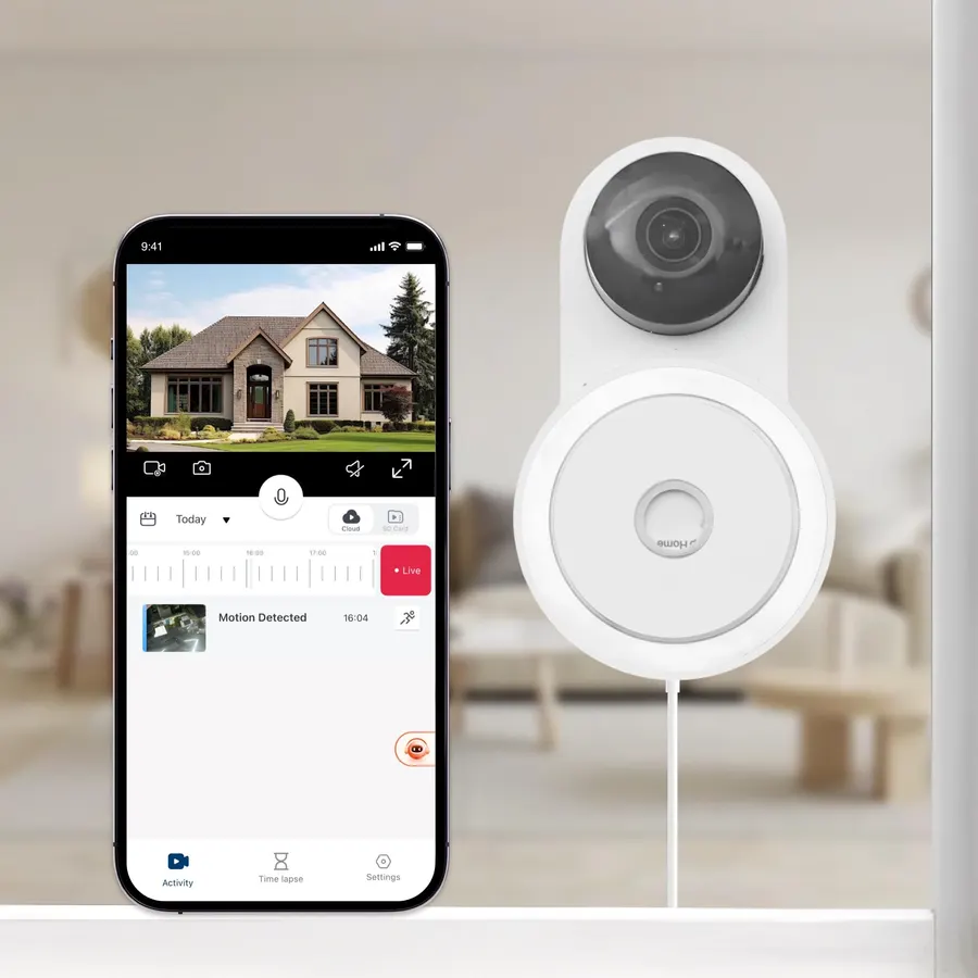 YI 2K Indoor Security Camera No-Drill Adhesive Mount for Wall & Window